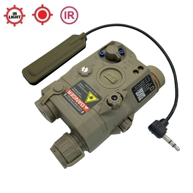 PEQ15 Red Green Dot IR Laser Sight UHP Weapon Gun Light Tactical LED Flashlight White Scout Lamp Outdoor Hunting Fit 20MM Rail