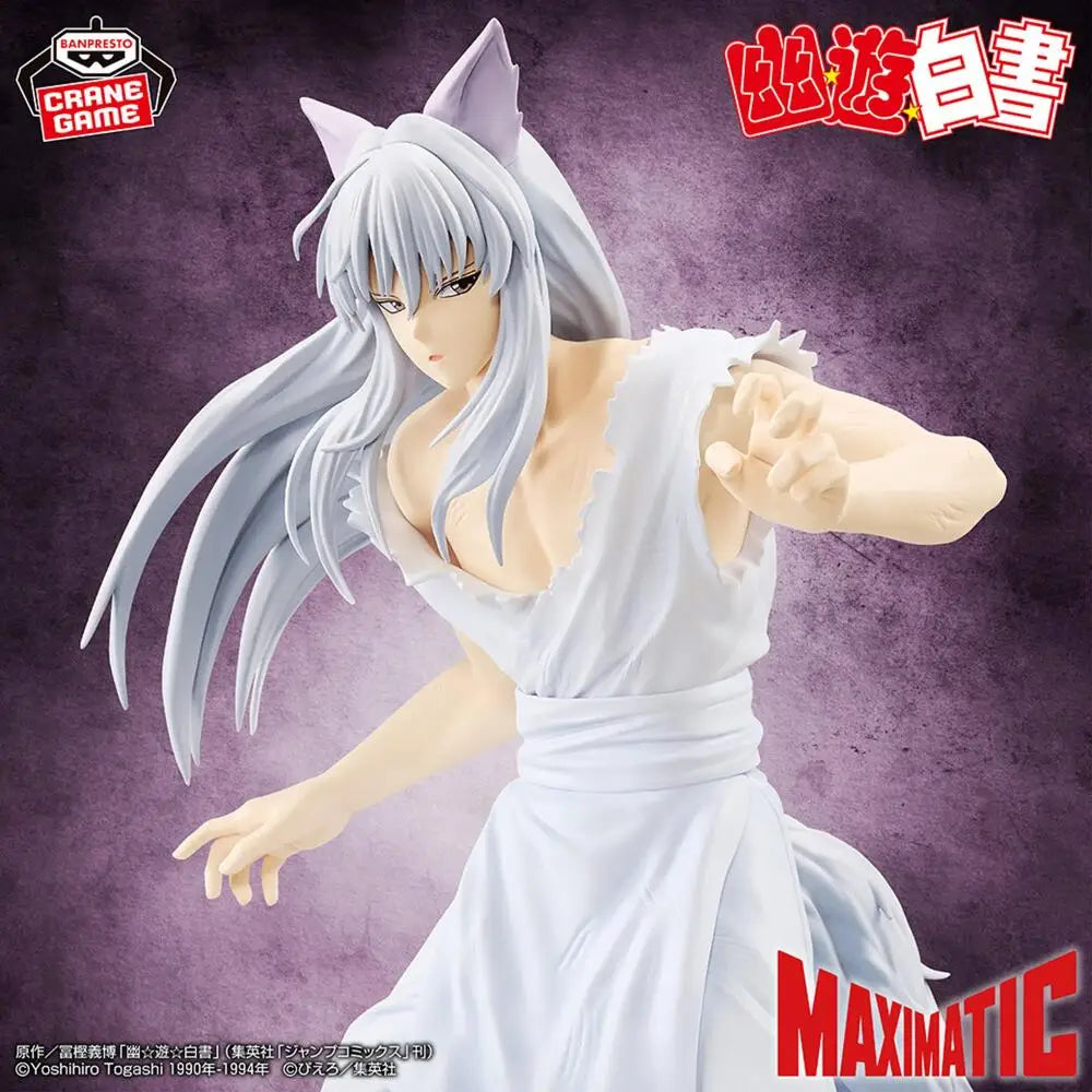 Original BANPRESTO MAXIMATIC Yu Yu Hakusho Yuusuke Urameshi Youko Kurama Figure Anime Model Toy