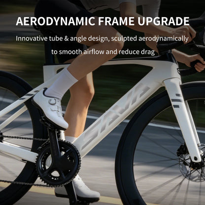 SAVA SLR8 Full Carbon Fiber E-Shift Road Bike with SHIMAN0 ULTEGRA 8170 Di2 Kit Cyclocross Road Bike Racer