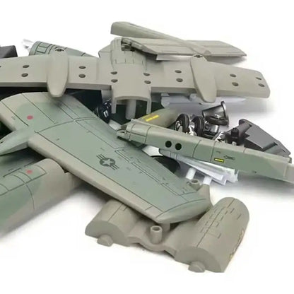 1/72 Scale A-10 Thunderbolt II Aircraft Model Kit Building Block Set Airplane Toys for Kids Collectors Hobbyists