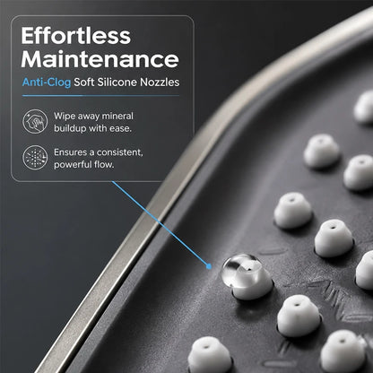 High Pressure Handheld Shower Head with 3 Spray Modes, Super Boost, Large Rainfall, Strong & Gentle Flow