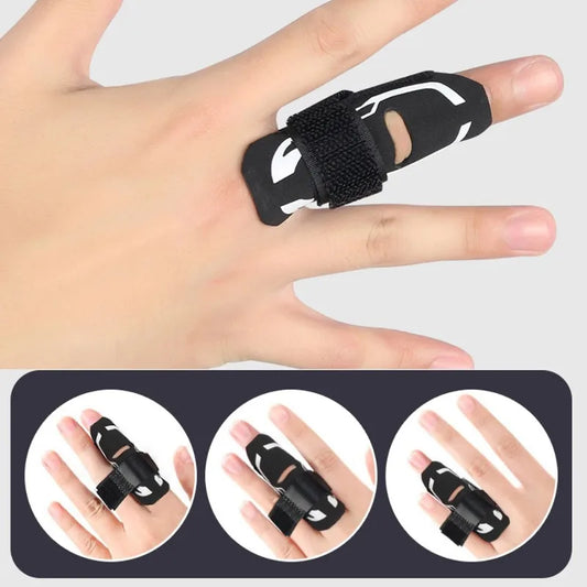 1Pc Adjustable Trigger Finger Splint Brace Support Protective Finger Sleeve For Basketball Volleyball Tennis Baseball Sports