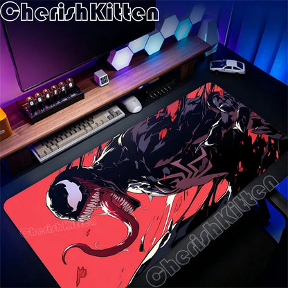 Large Game Console Mousepad Waterproof Mouse Pad Keyboard Computer Laptop Pad office Accessories XXL Marvel Venom Art Desk Mat