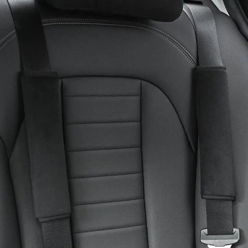 2Pcs/set Car Seat Belt Safety Belt Shoulder Cover Soft Breathable Plush Protection Seat Belt Padding Pad Interior Accessories