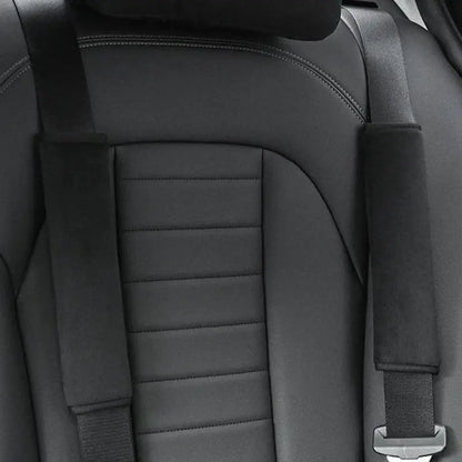 2Pcs/set Car Seat Belt Safety Belt Shoulder Cover Soft Breathable Plush Protection Seat Belt Padding Pad Interior Accessories
