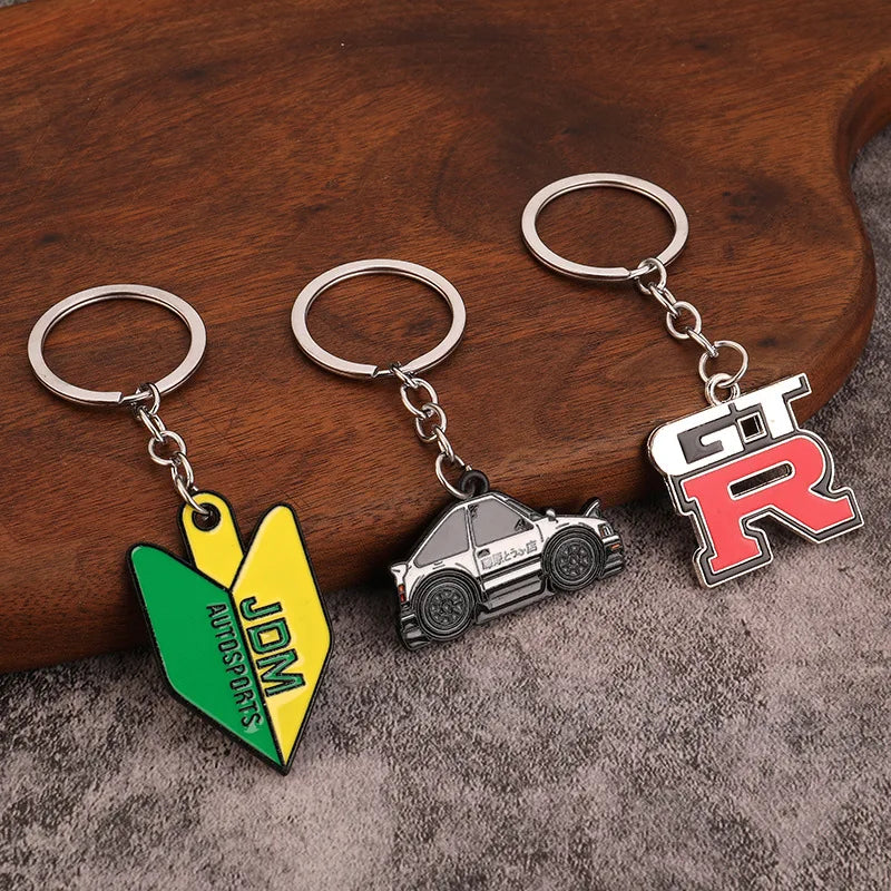 Car Modification Keychain JDM NOS Car Pendant AE86 Keychain Performance Car Keychain Accessories