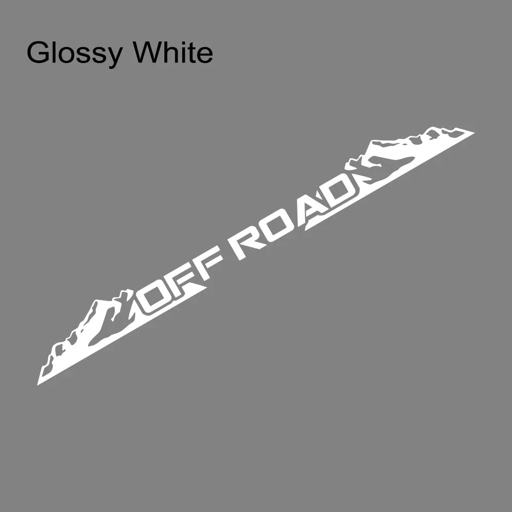 Creative Mountain 4x4 Off Road Sticker Car Windshield Window Body Side Deocr Decal Waterproof Decoration Auto Tuning Accessories