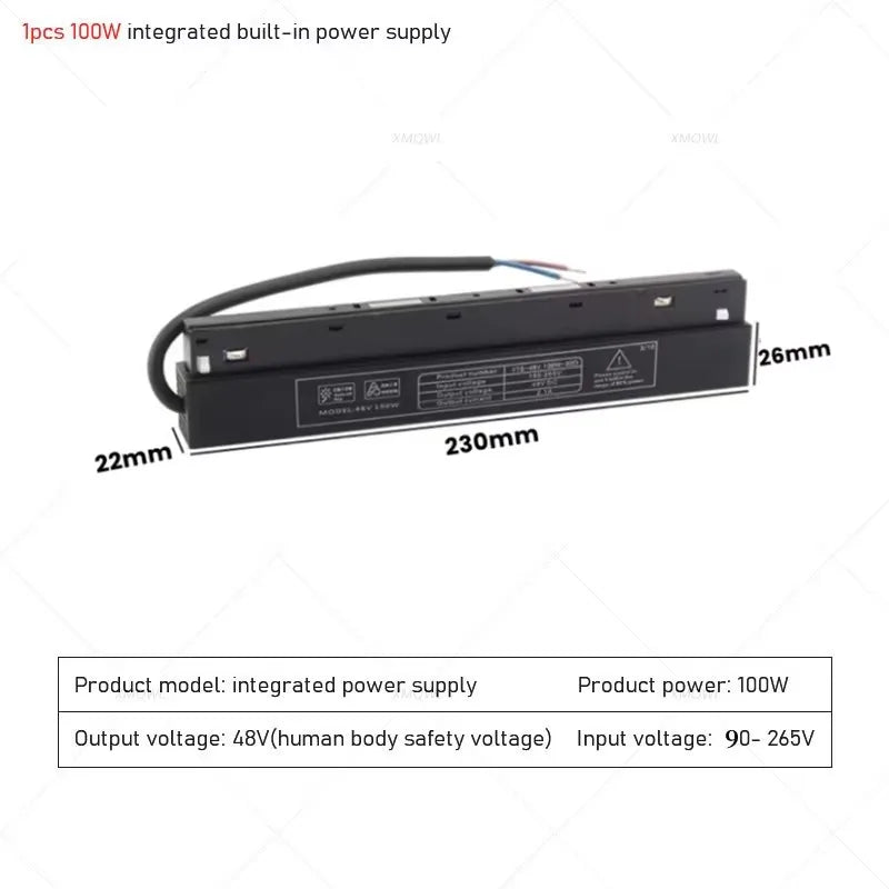 Magnetic Track LED Light Fixtures Flexible Ceiling Spotlight Rail Strip Magnet System For Indoor Modern Home Living Room Kitchen