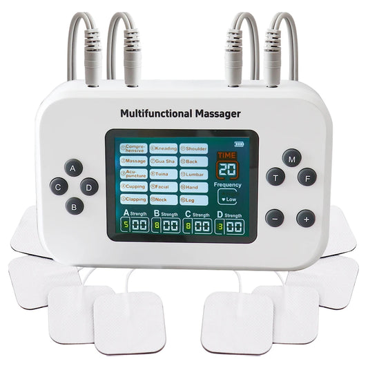 EMS Electric Muscle Stimulator Tens Unit Electrostimulator Pulse Massager Rechargeable Full Body Care Muscle Relax Device