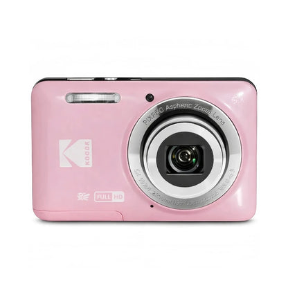 KODAK PIXPRO FZ55-RD 16MP Digital Camera 5X Optical Zoom 28mm Wide Angle 1080P Full HD Video 2.7" LCD Vlogging Camera
