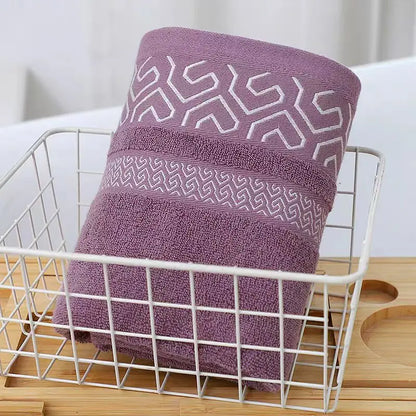 Pure Cotton Thick Bath Towel 380g Soft Absorbent 70x140 No Shedding Available in Multiple Colors