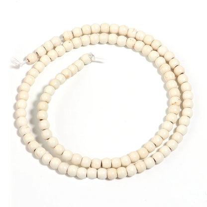Natural White Turquoises Stone Beads 3-16mm Gemstone Spacer Bead for Jewelry Making DIY Bracelet Necklace Beaded Accessories
