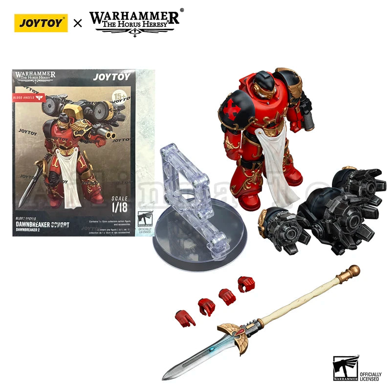JOYTOY 1/18 Action Figure The Horus Heresy Blood Angels Dawnbreaker Cohort Anime Toy Model