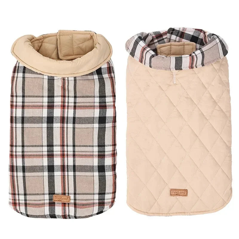 NONOR Winter Dog Jacket Waterproof Cozy Dog Clothes for Medium Large Dogs Warm Dog Coat French Bulldog Labrador Costume
