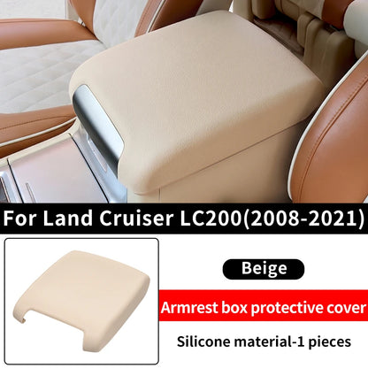 For 2008-2021 Toyota Land Cruiser LC200 200 Armrest Box Cover Dustproof Scratch Resistant Protection Car Interior Accessories