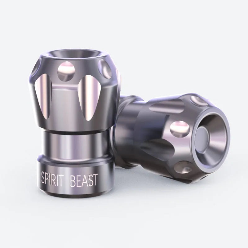1Pair Aluminum Alloy Valve Caps Tire Valve Caps Automobile Tire Caps Anti-Leak Valve Suitable For Motorcycles Car Bicycles