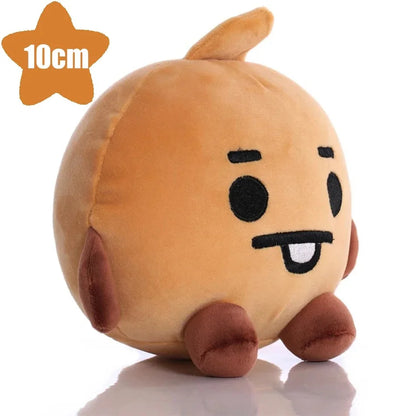 Plush Toy Tata Koay Shooky Mang Cooky Cartoon Animal Backpack Key Mobile Phone Pendant Office Relaxation Toys Friend Gift