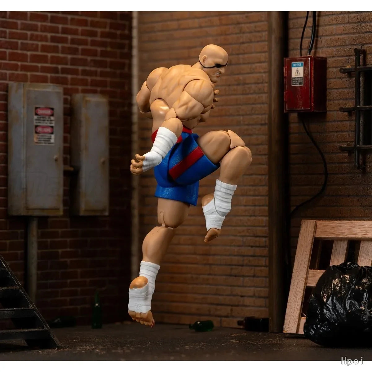 【MT】Original Jada Toys Ultra Street Fighter II The Final Challengers Sagat Deluxe Edition 1/12 Action Figure Toys Gift