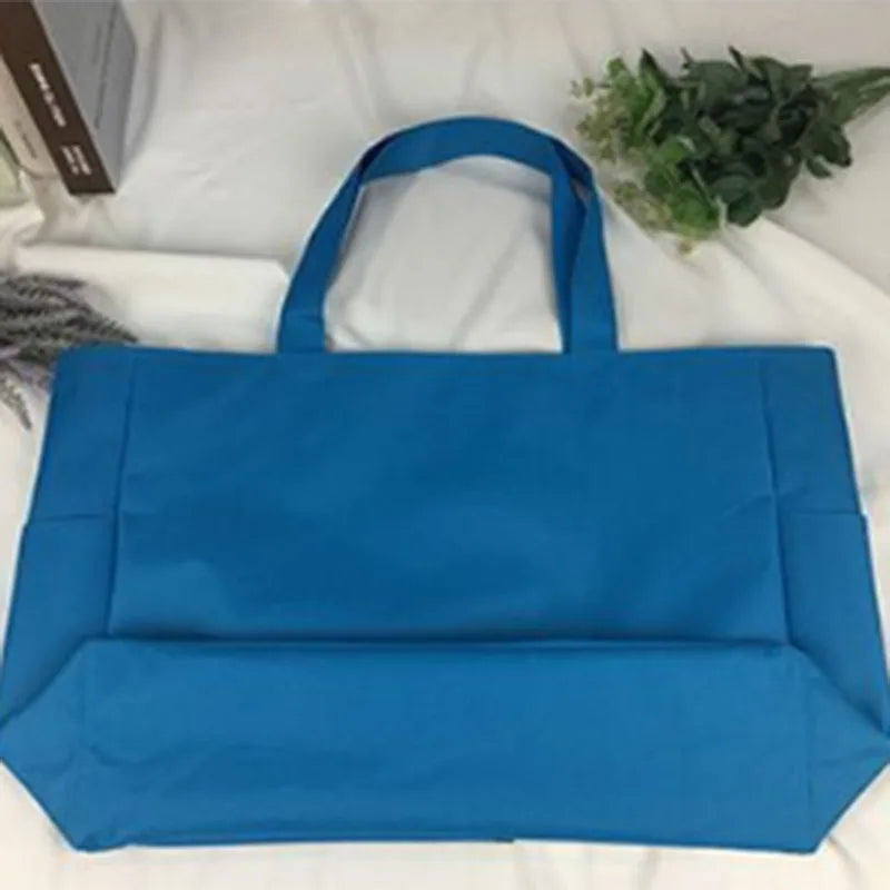 Kawaii Doraemon Tote Bag Large Capacity Travel Storage Bags Anime Cartoon Handbag Student Daily Shoulder Bag for Shopping School