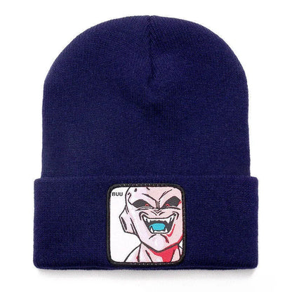 Anime Cartoon Dragon Ball Women Men Knitted Warm Winter Hats For Women Men Solid Hip-hop Casual Cuffed Beanies Bonnet