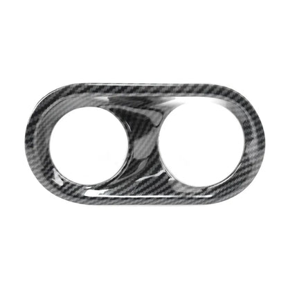 ABS Carbon Fiber Printed Headlight Switch Button Cover Frame Trim For Porsche MACAN 2014 2015 2016 2017 2018 2019 2020 LHD