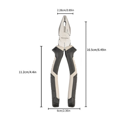 Professional Multifunctional Diagonal Pliers Needle Nose Universal Wire Cutters - Essential Hardware Tools for Electricians