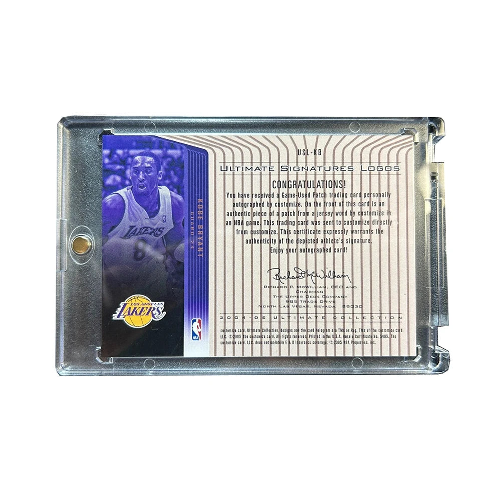 PANINI DIY homemade Kobe McGrady Iverson Carter Jordan logoman Patch signature collectible card brick Basketball holiday gift
