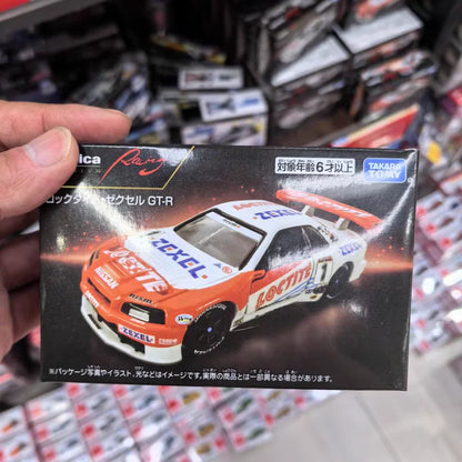 In Stock Original TOMICA Premuim Racing Series Nissan GTR R34 Die Casting Alloy Car Model Collection Surprise Toys Car Model