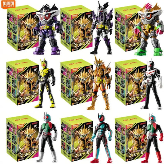 Blokees Kamen Rider Star S Series Blind Box Masked Rider Assembled Toys Saber GEATS Hopper Kuuga Action Figure Gift ﻿