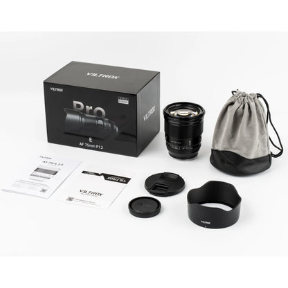 Viltrox 75mm f1.2 Pro Auto Focus Large Aperture Lens For Fujifilm X Sony E Nikon Z Mount Mirrorless Cameras