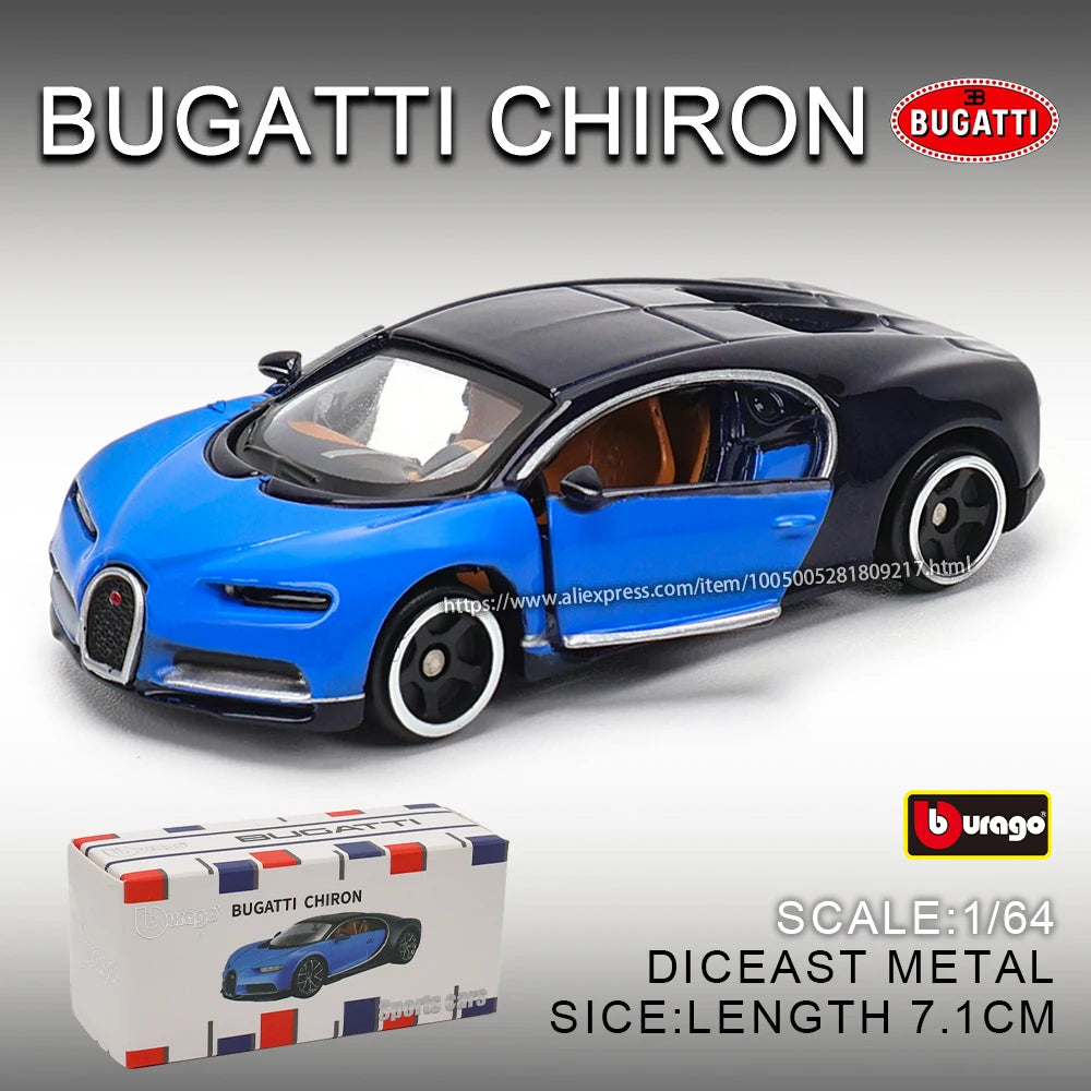 Bburago 1959 CADILLAC Lamborghini Porsche Benz BMW volkswagen Scale Car Model Replica Collection Kids Xmas Gift Toys for Boys