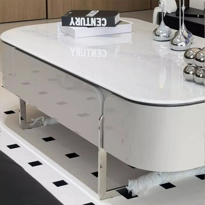 Creative Storage Coffee Table European Elegant Exquisite Glamour Table Trendy Modern Mesitas De Noche Living Room Furniture