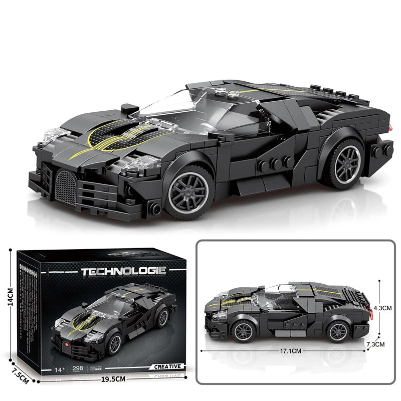 Speed Sport Car Model City Classic Racing Vehicle Building Blocks Super Racers Car Bricks Puzzle Toys Gifts Desktop Decoration