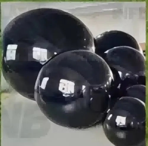 Giant Inflatable Mirror Christmas Ball Decoration — Large, Shiny, Reflective Balloon Ornament