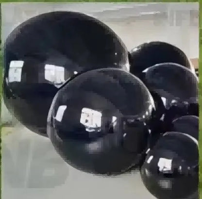 Giant Inflatable Mirror Christmas Ball Decoration — Large, Shiny, Reflective Balloon Ornament