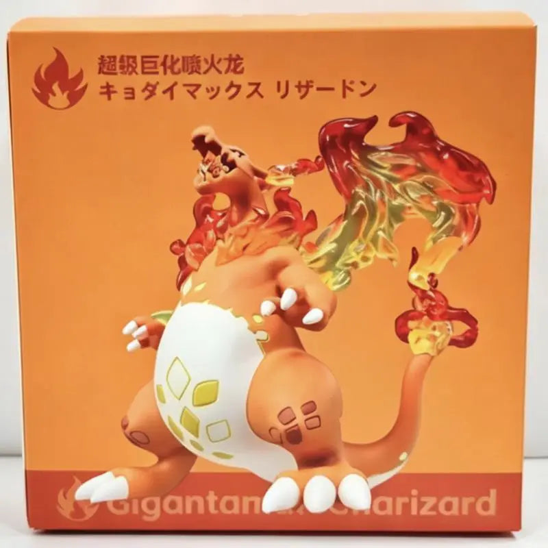Pocket Monster Gigantamax Charizard Anime Figure Mega Evolution Charizard Action Figure Desktop Ornament Collect Model Toy Gift
