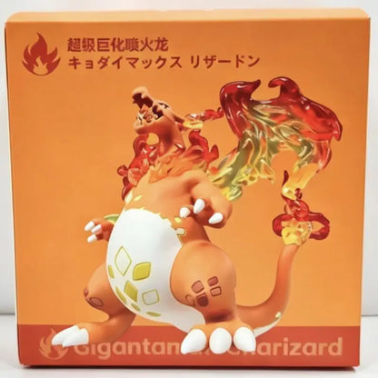 Pocket Monster Gigantamax Charizard Anime Figure Mega Evolution Charizard Action Figure Desktop Ornament Collect Model Toy Gift