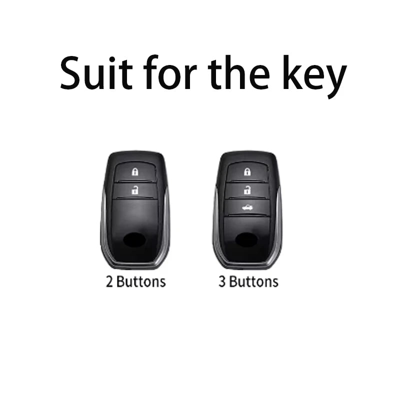 For Toyota AE86 Car Model Key Case for CHR Camry Corolla RAV4 Highlander 2 3 Button Remote Key Chain Cover Fob Holder Keychain