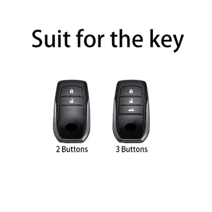 For Toyota AE86 Car Model Key Case for CHR Camry Corolla RAV4 Highlander 2 3 Button Remote Key Chain Cover Fob Holder Keychain