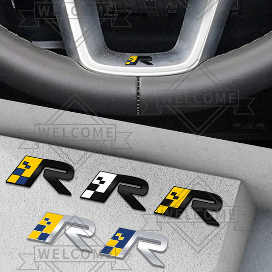 3D Car Stickers R Design Sweden Flag Emblem Auto Steering Wheel Badge Interior Decal For XC40 V70 C30 C70 XC90 XC60 V60 S40 S60