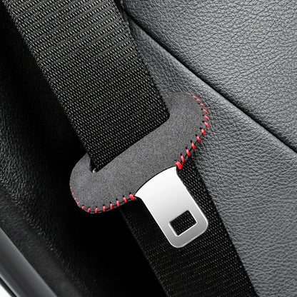 For Porsche Cayenne Panamera Macan 718 911 Taycan Car Safety Belt Buckle Covers car accessories