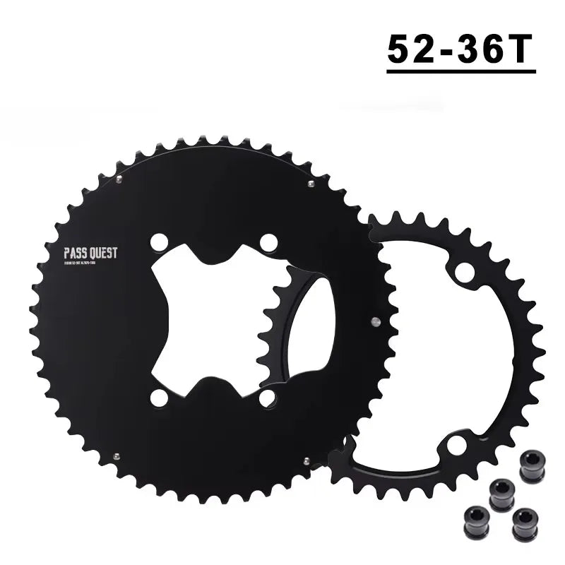 PASS QUEST 110 bcd chainring for Shimano ULTEGRA r8000 R8100 Narrow Wide road bike plate single dishe 54T 50 34T 52 36 53 39