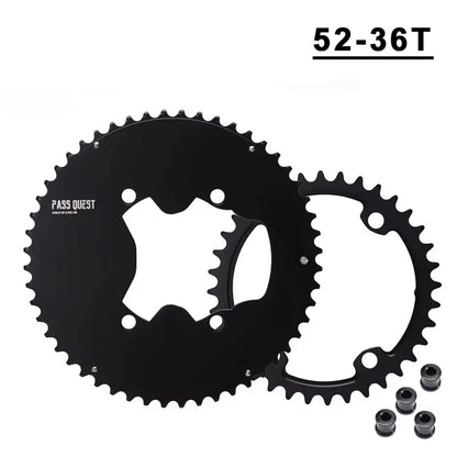 PASS QUEST 110 bcd chainring for Shimano ULTEGRA r8000 R8100 Narrow Wide road bike plate single dishe 54T 50 34T 52 36 53 39