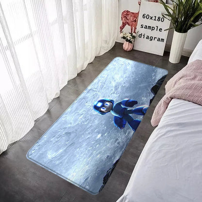 Interior Floor Mat Doormat Mega Man X8 Rockman Non-slip Foot Rug for Entryway Kitchen Carpet Bedroom Bedside Mats Home Decor