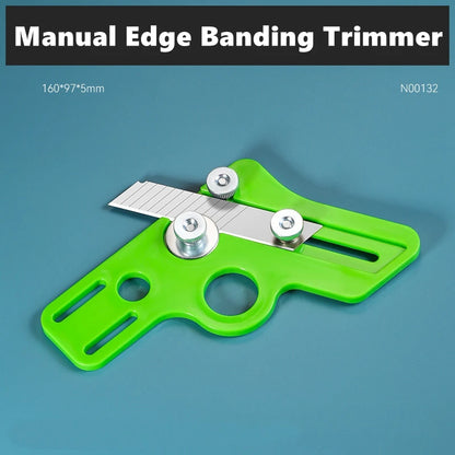 Manual Edge Banding Trimmer Veneer Edge Cutter Tool Woodworking Chamfer Plane Wood Chamfering Fillet Scraper Board Deburring