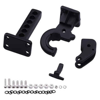 Hobbypark Metal Scale Trailer Hitch Tow Hook Drop Hitch Receiver for 1/10 RC Crawler Traxxas TRX4 Axial SCX10 Rear Bumper Parts