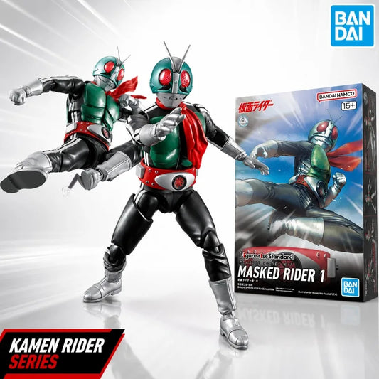 Bandai Original Kamen Rider 1 Figure-rise Standard New 1 Showa Era Retro Mecha Action Figure Assembly Plastic Model Kit Toy