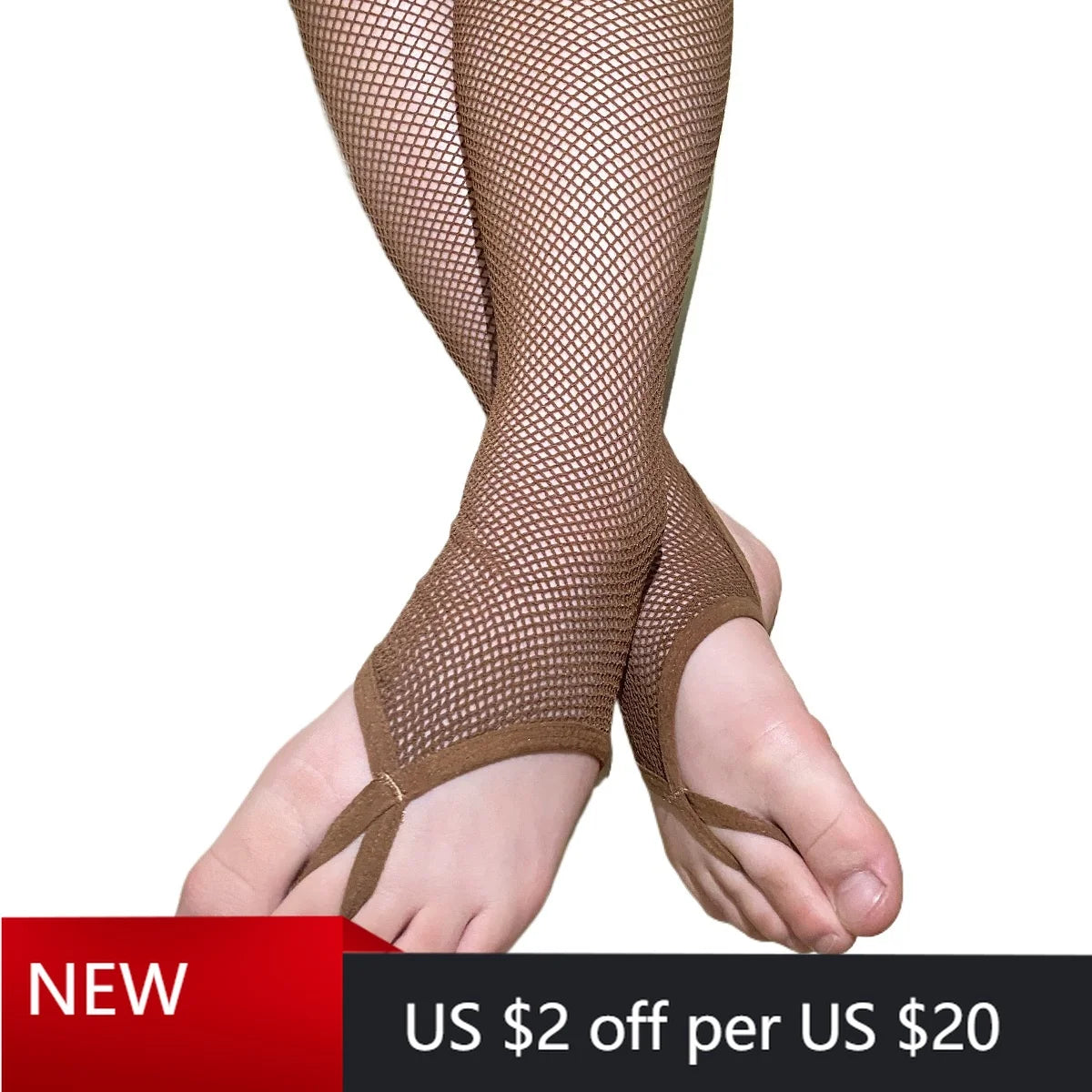 Latin Tights Women Professional Fishnet Tights Ballroom&Latin Dance Hard Yarn Elastic Latin Stockings Pantyhose Open Toes