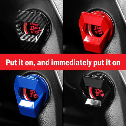 New universal car engine start stop switch button protective cover, anti scratch car interior design car product accessories