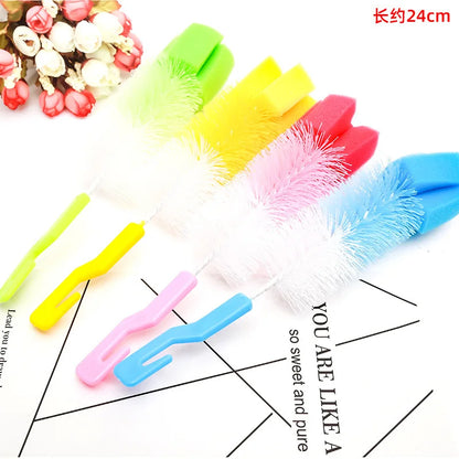 1pcs Baby bottle cleaning brush, baby milk bottle brush, straw brush, nipple brush